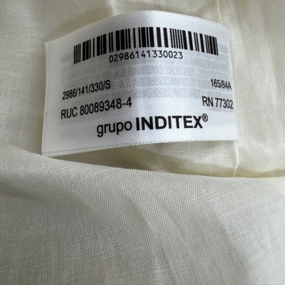 Zara Dress Womens Small Bubble Hem Voluminous Print Spaghetti Strap Blogger Fave - Picture 11 of 15